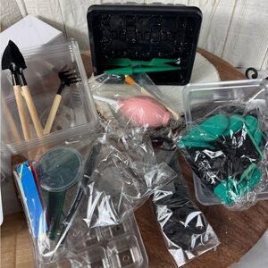 10-pack seed starter tray starting mini greenhouse.